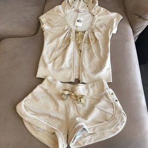 Hooded 2pc short set